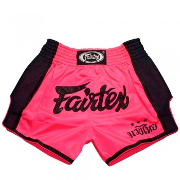 Fairtex BS1714 Шорты Тайский Бокс "Slim" Shocking Pink